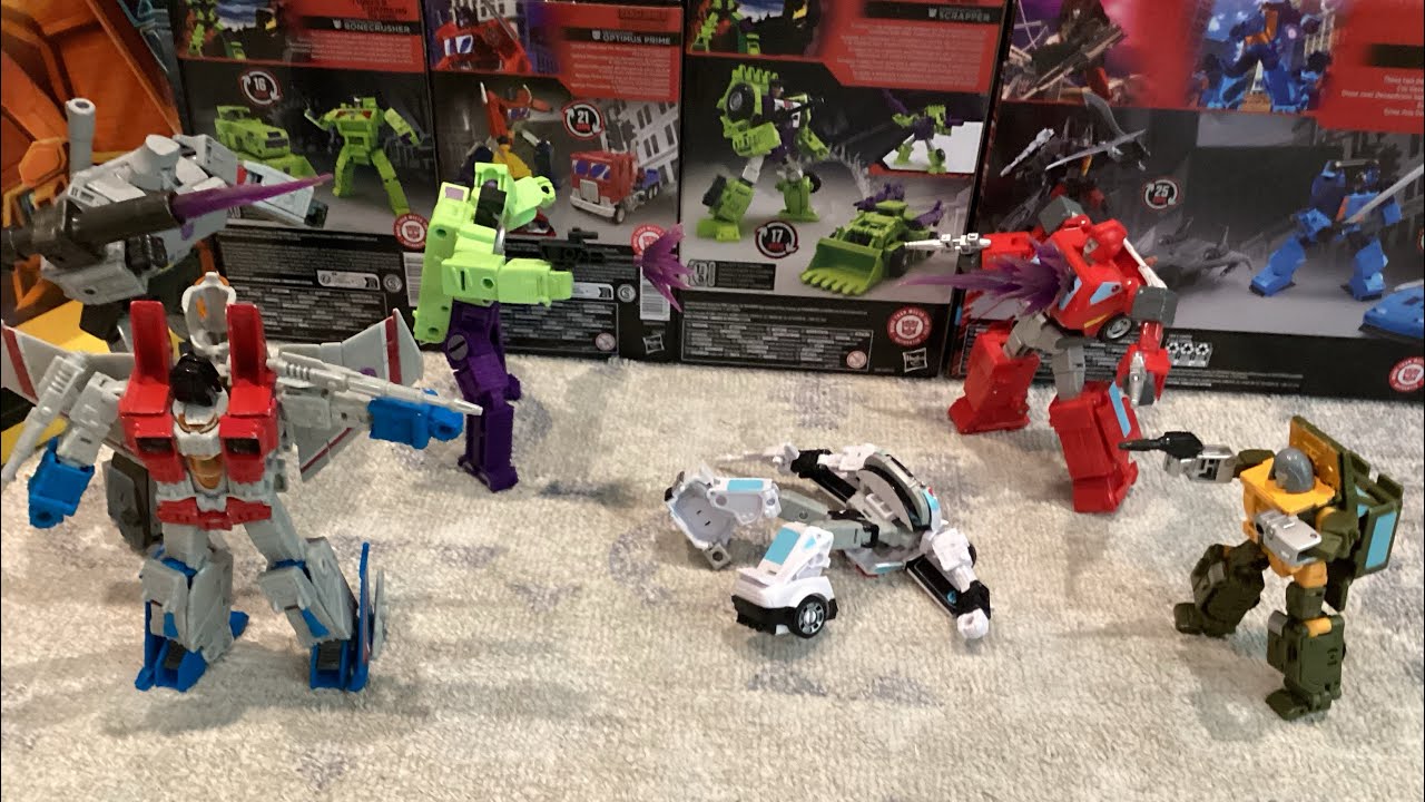 Transformers Stop Motion | Attack on Autobot Shuttle from 1986 Movie