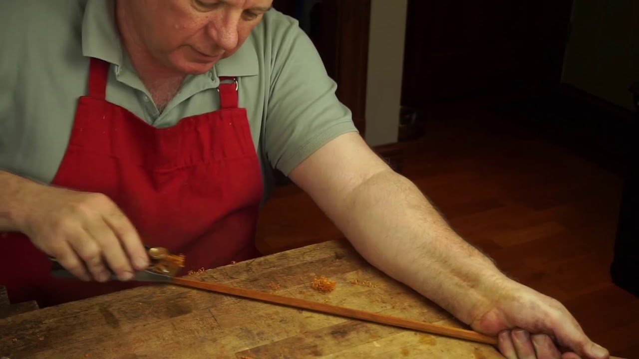 Covid-19 Violin bow making: Day 1, Hour 1 Introduction and rough planing