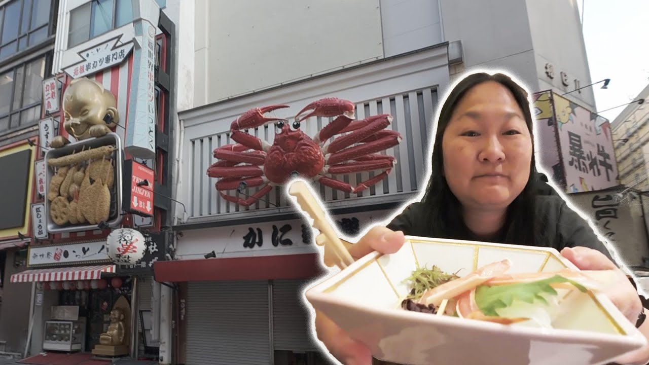 Замки и крабы в Осаке, Япония 🇯🇵