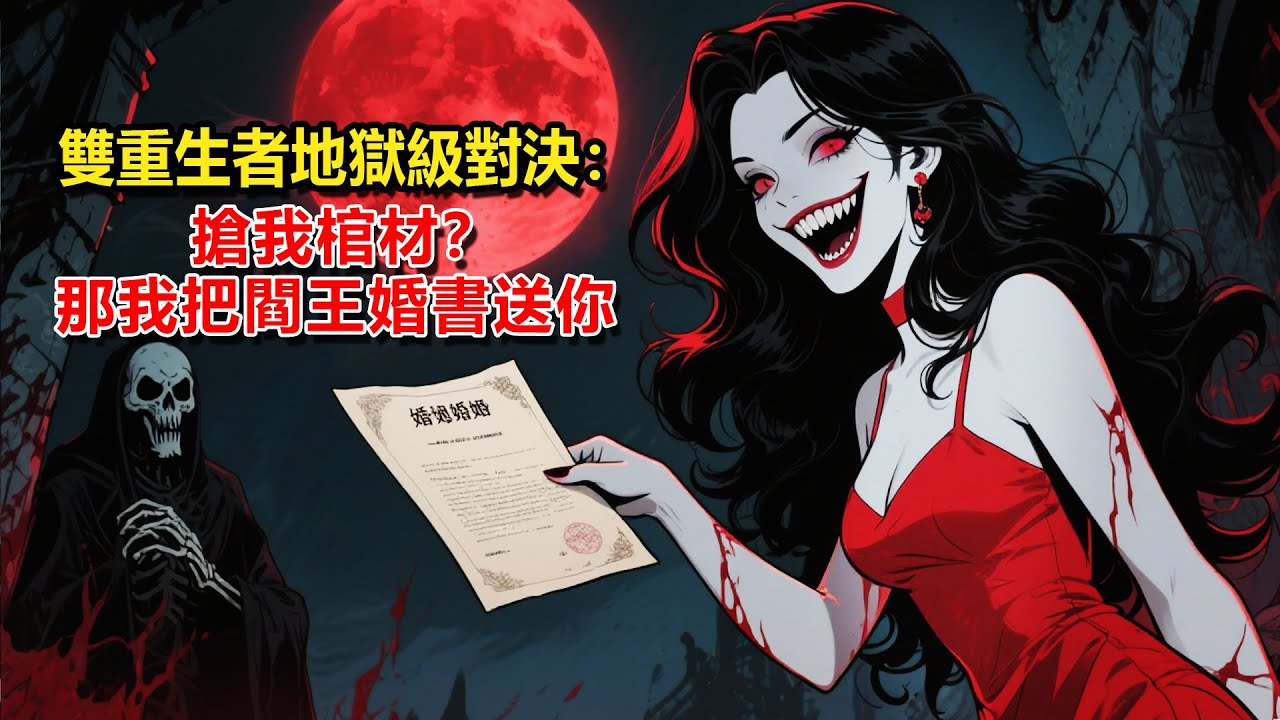 冥婚當天，我妹推開我搶先一步躺進棺材，我便知道，她也重生了。上一世，我冥婚後開了天眼，通陰陽，解民憂，成為受人敬仰的願女。可她不知道，我本就天賦異稟。而冥婚只是個幌子，嫁過去擋災才是真正的目的。