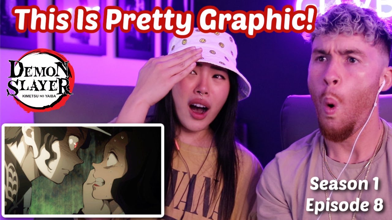 This Is Pretty Graphic! 😱 | Demon Slayer Reaction S1 Ep 8