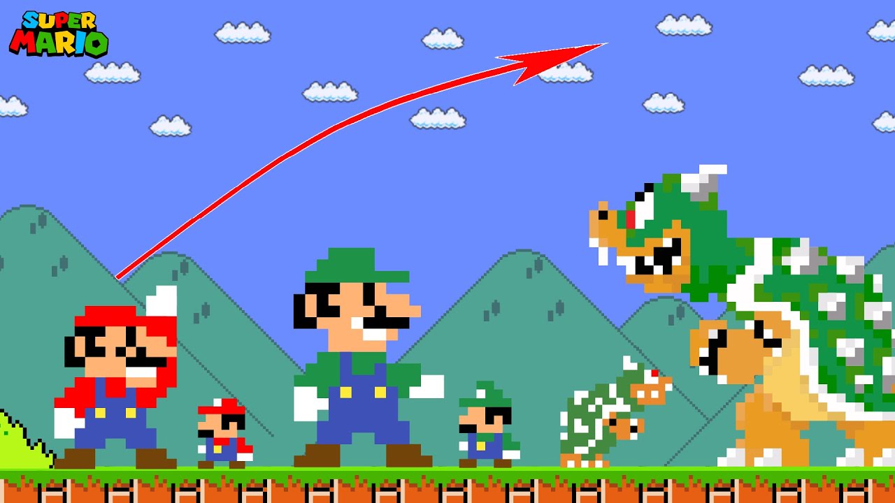 The Evolution of Mario, Luigi & Bowser Families