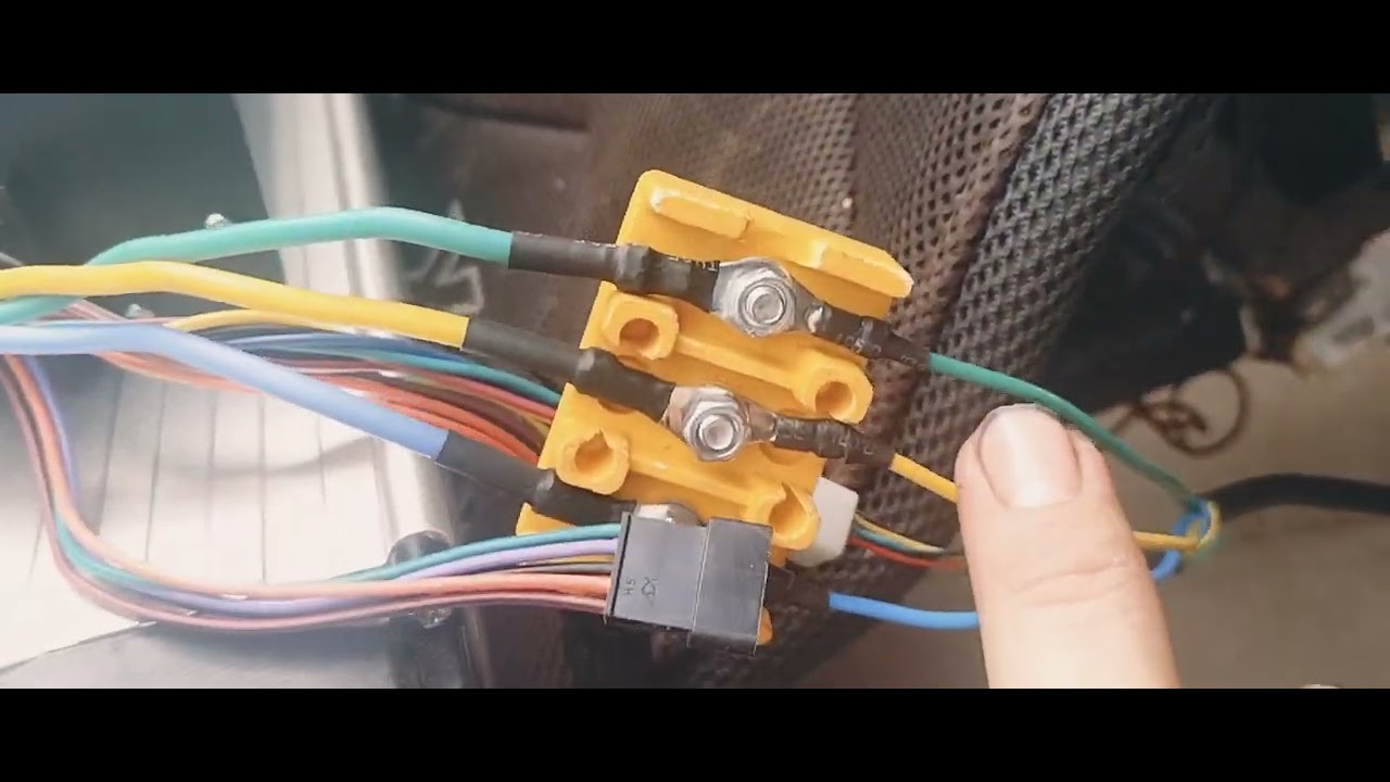 Electric hub wheel runs backwards.