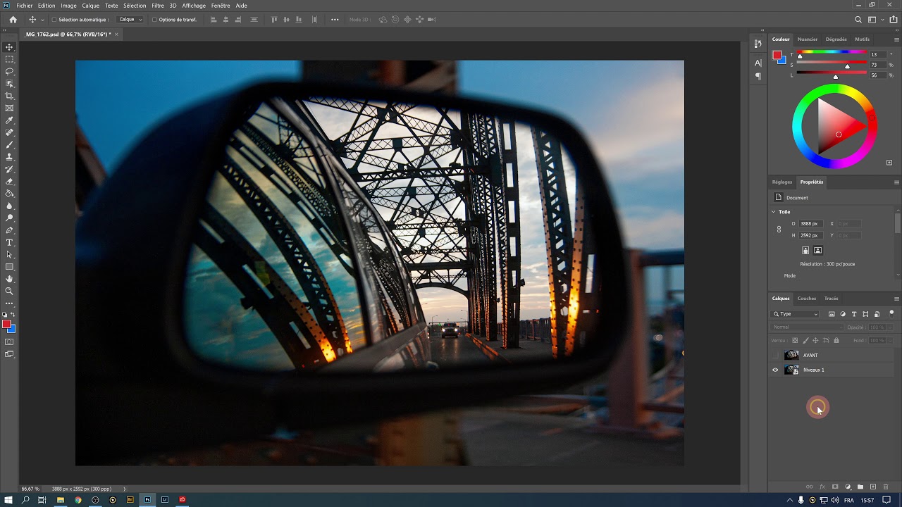 Photoshop 2020 - Objet dynamique en calques