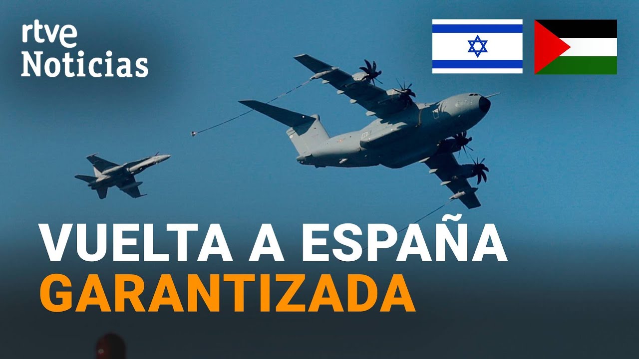 ISRAEL-GAZA: DEFENSA FLETARÁ un AVIÓN para REPATRIAR a LOS ESPAÑOLES ATRAPADOS en la GUERRA | RTVE