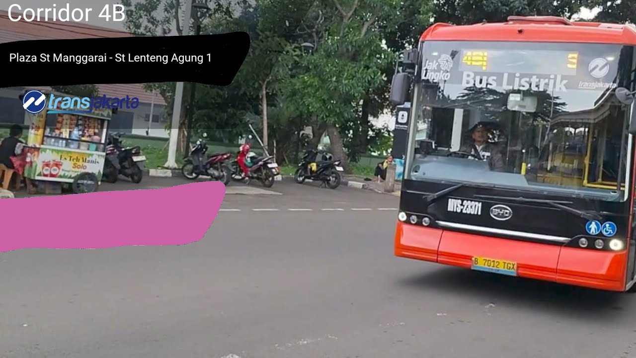Trip Transjakarta Metrotrans 4B (Plaza Stasiun Manggarai - Stasiun Lenteng Agung 1