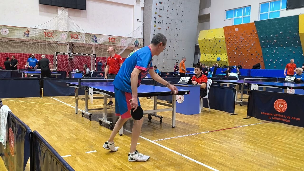 Karadeniz Ping Pon Ferdi Ligi 5. Etap Samsun Mustafa Atik 3 - Salih Çeter 0