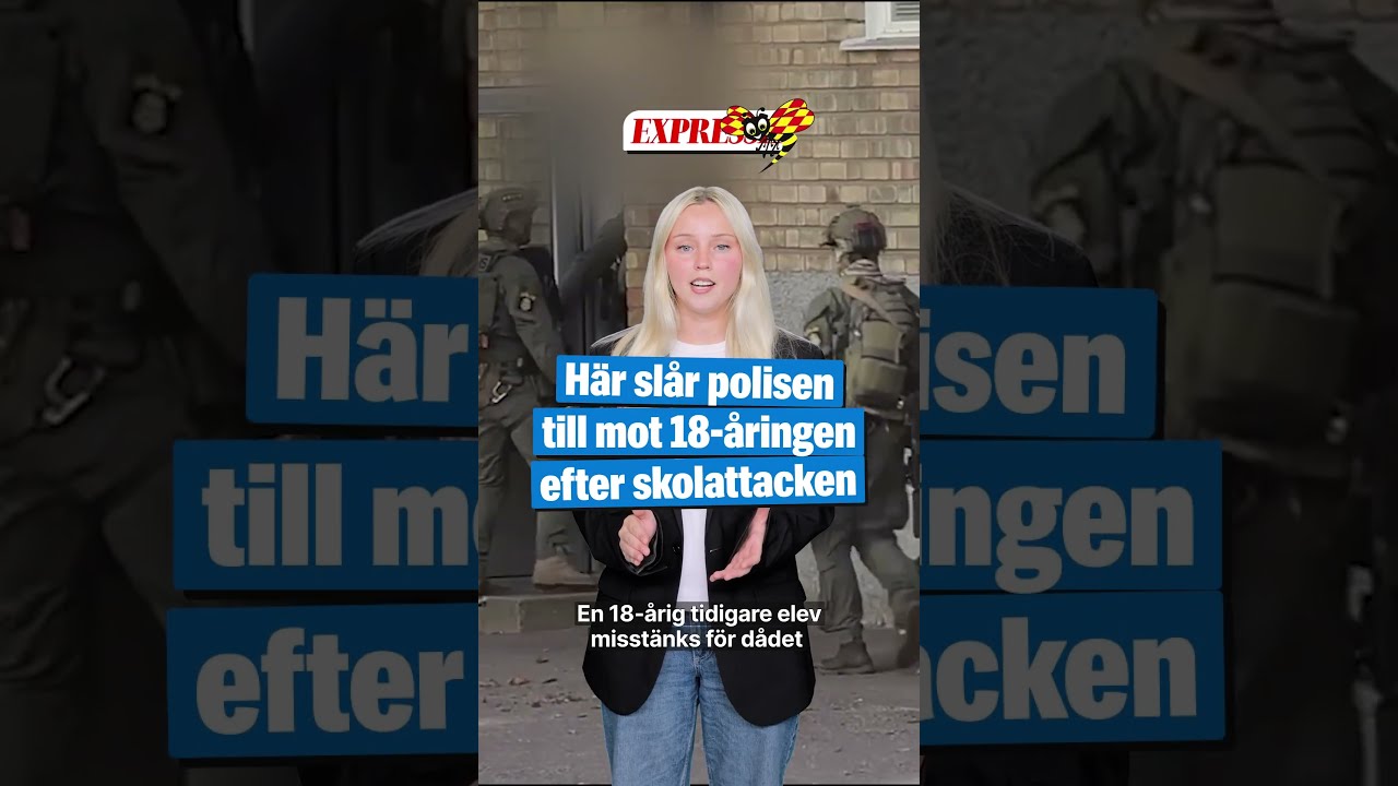 H&auml;r sl&aring;r polisen till mot 18-&aring;ringen efter skolattacken