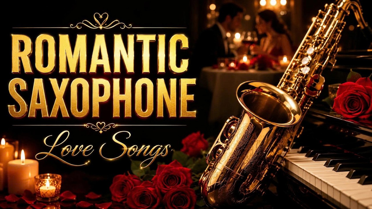 Candlelight Dinner Saxophone Music | Smooth Sax for Relaxing, Love & Quiet Nights
