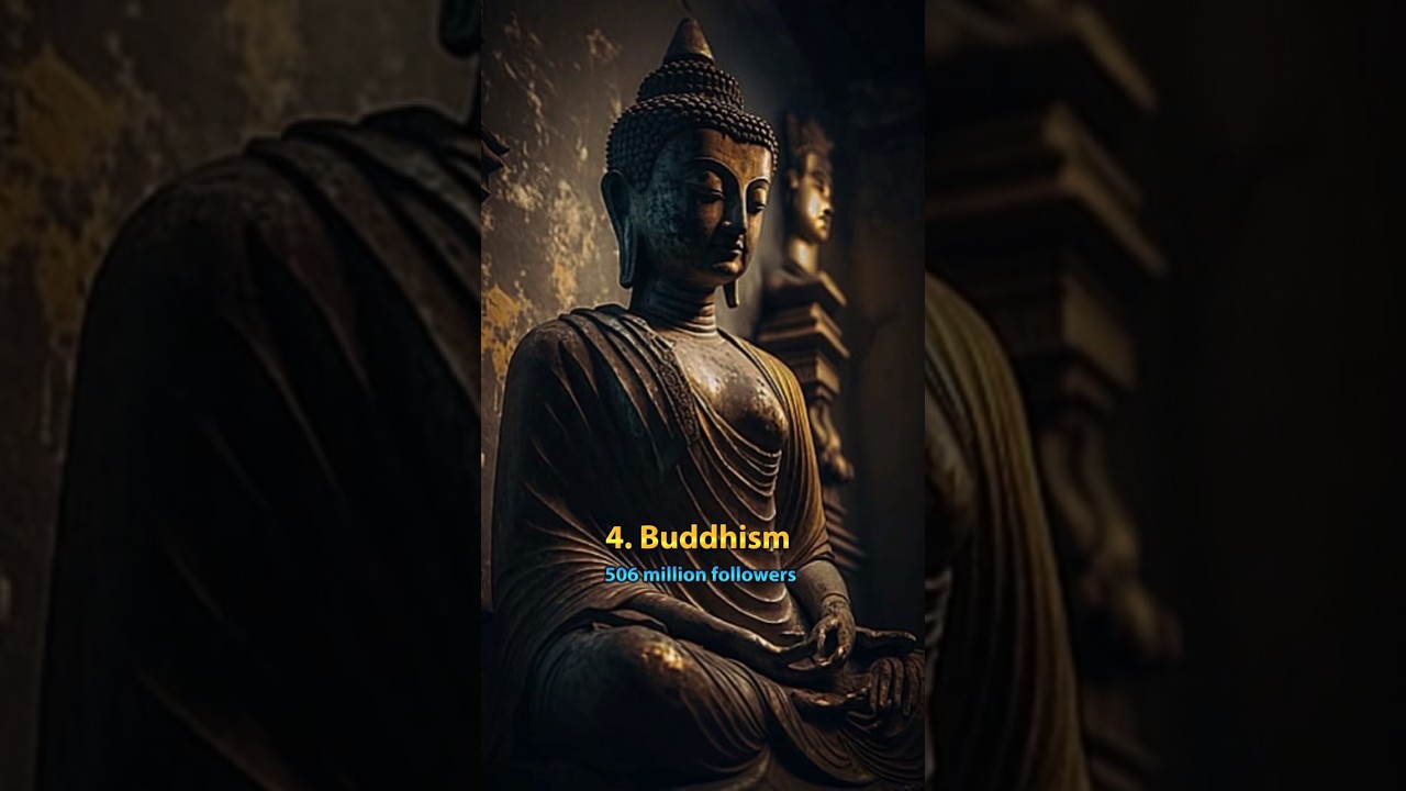 Top 10 most popular religions in the world 🧘 #religion