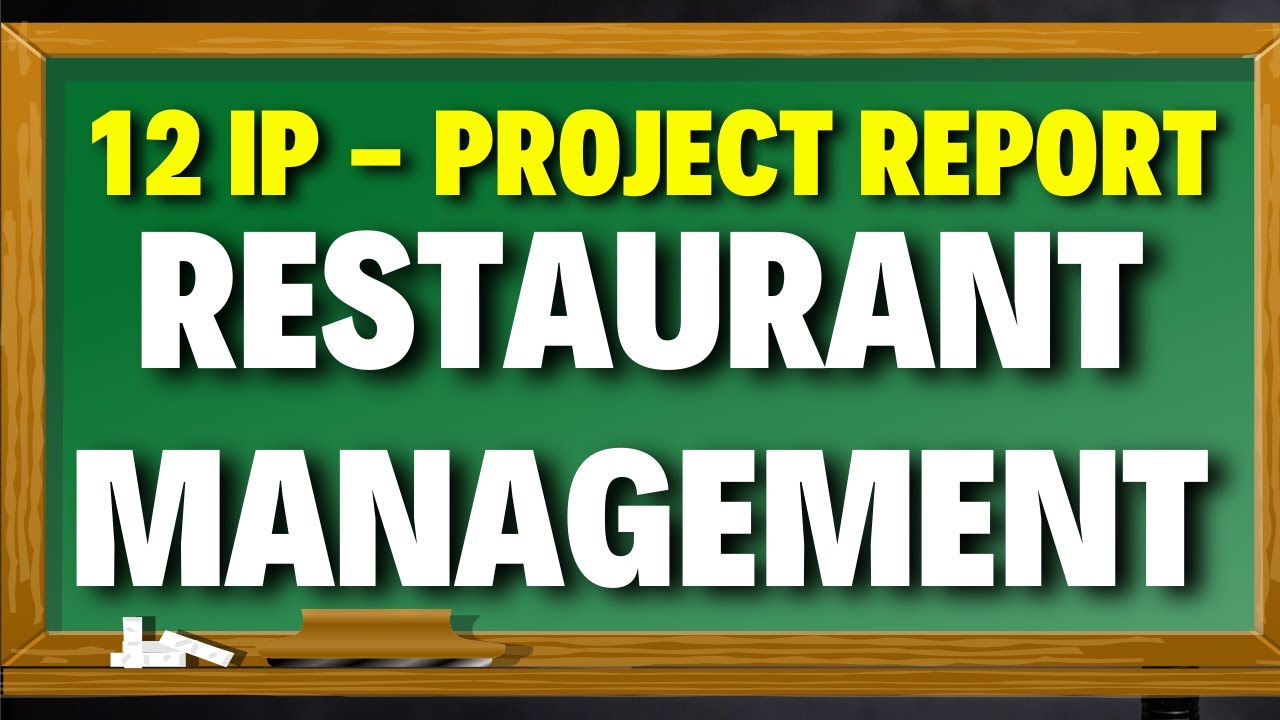 Class 12 IP - Project Report on Restaurant Management System | Full Project pdf #class12ip