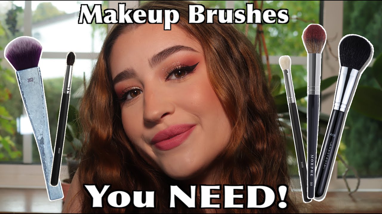 THE ONLY MAKEUP BRUSHES YOU NEED! (Face & Eye)