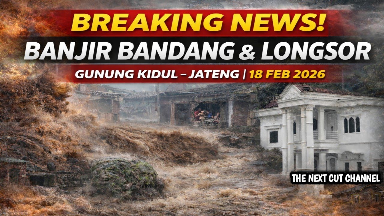 Banjir Bandang & Tanah Longsor Hantam Gunung KIDUL Hari Ini