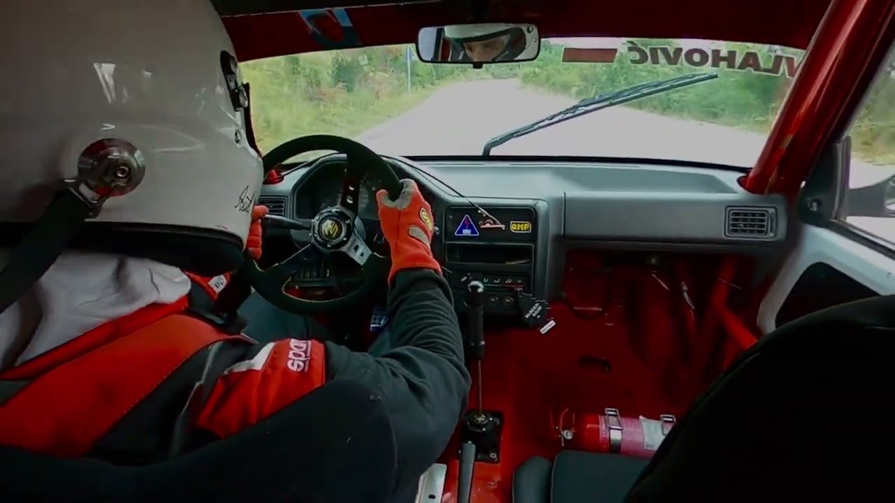 Nikola Vlahovic - Brdska trka Pljevlja 2025 - Peugeot 106 1.3 rallye  ONBOARD