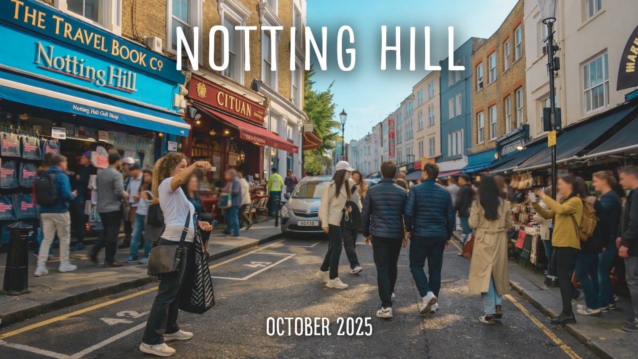 EP148 🇬🇧 EXPLORING PASAR KULINER DAN ANTIK NOTTING HILL, LONDON
