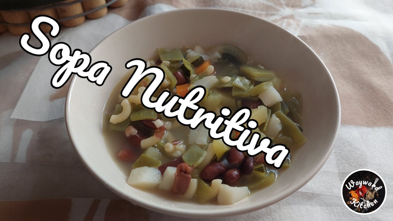 Sopa de Feijão Verde com Feijão Manteiga e Legumes || Wayward Kitchen