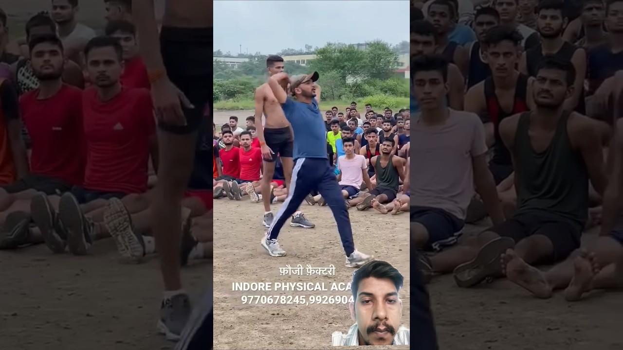 Indore physical academy physical test #army #indianarmy #armylover #armylife #jaihind #armyexercise