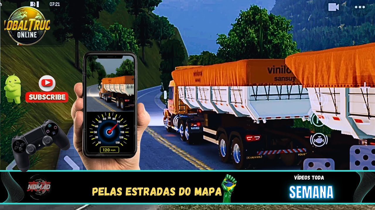#monitorando Global Trucker 113 engolindo caroço 