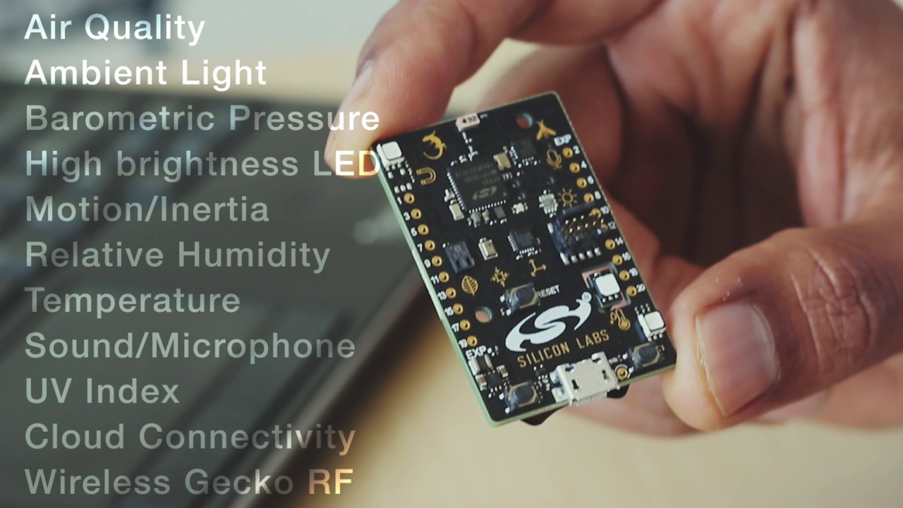Sensor-to- Cloud with Thunderboard Sense End-to-End solution from Silicon Labs