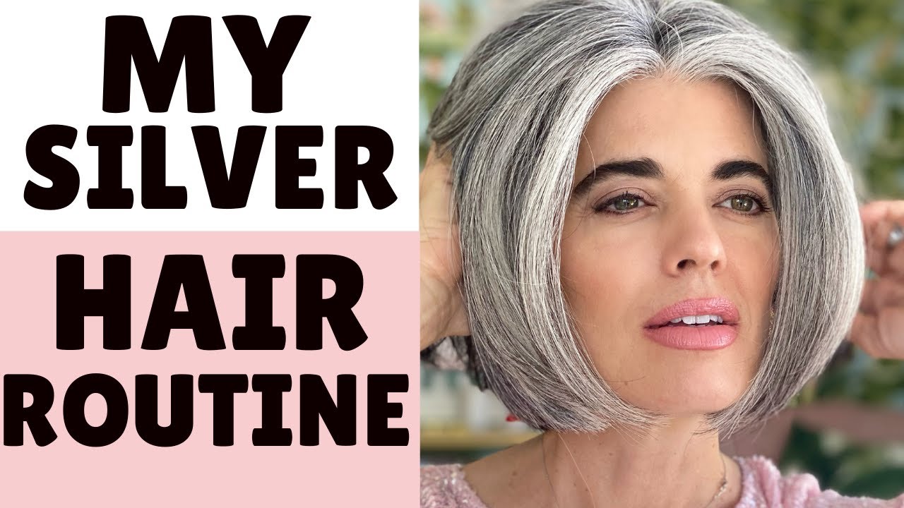 MY SILVER HAIR ROUTINE | Nikol Johnson