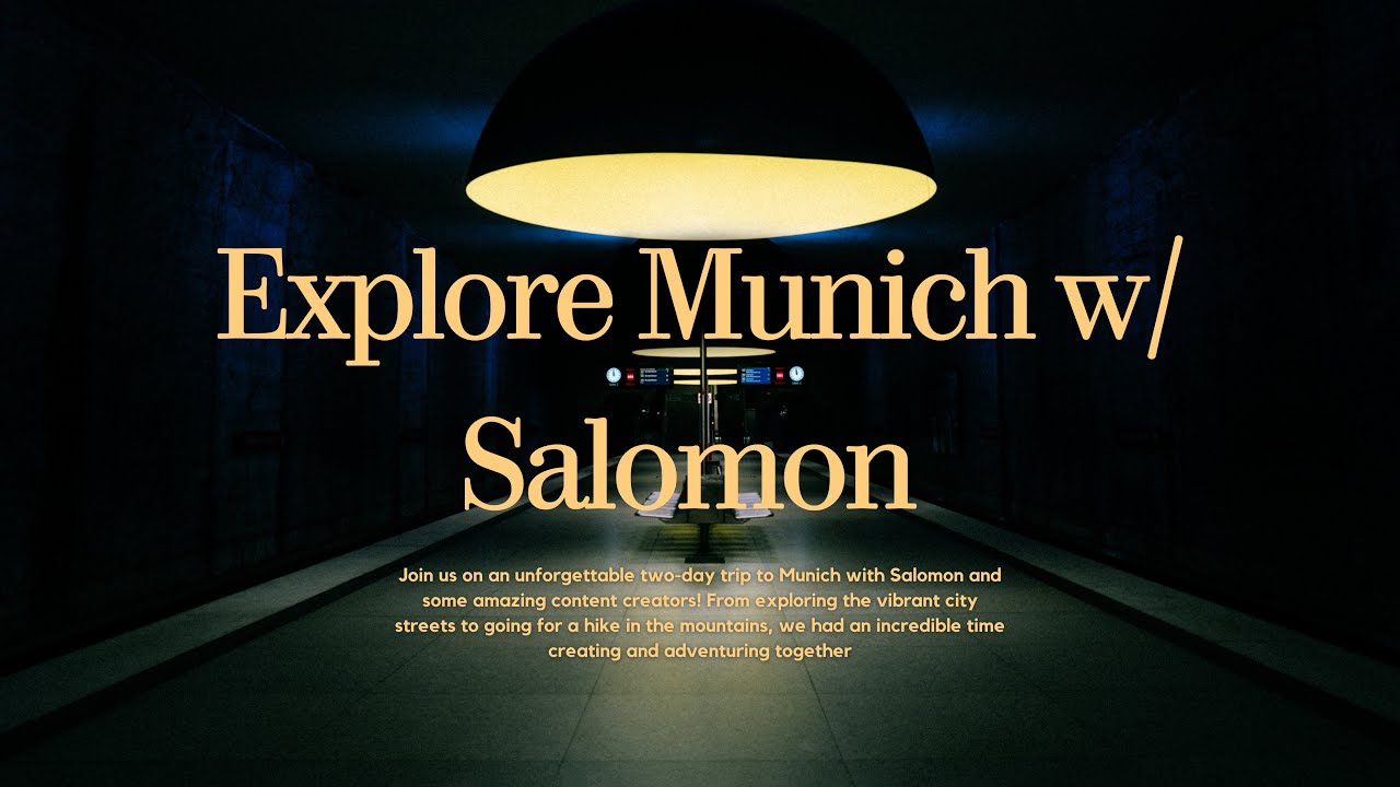 Exploring Munich: Street Photography & Hiking w/ Salomon