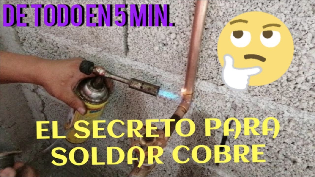 COMO SOLDAR TUBOS DE COBRE