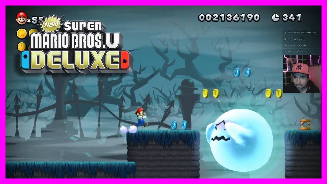 🔥 New Super Mario Bros. U Deluxe NIVEL : ESTA CASA ESTA MUY VIVA las 3 monedas con MARIO