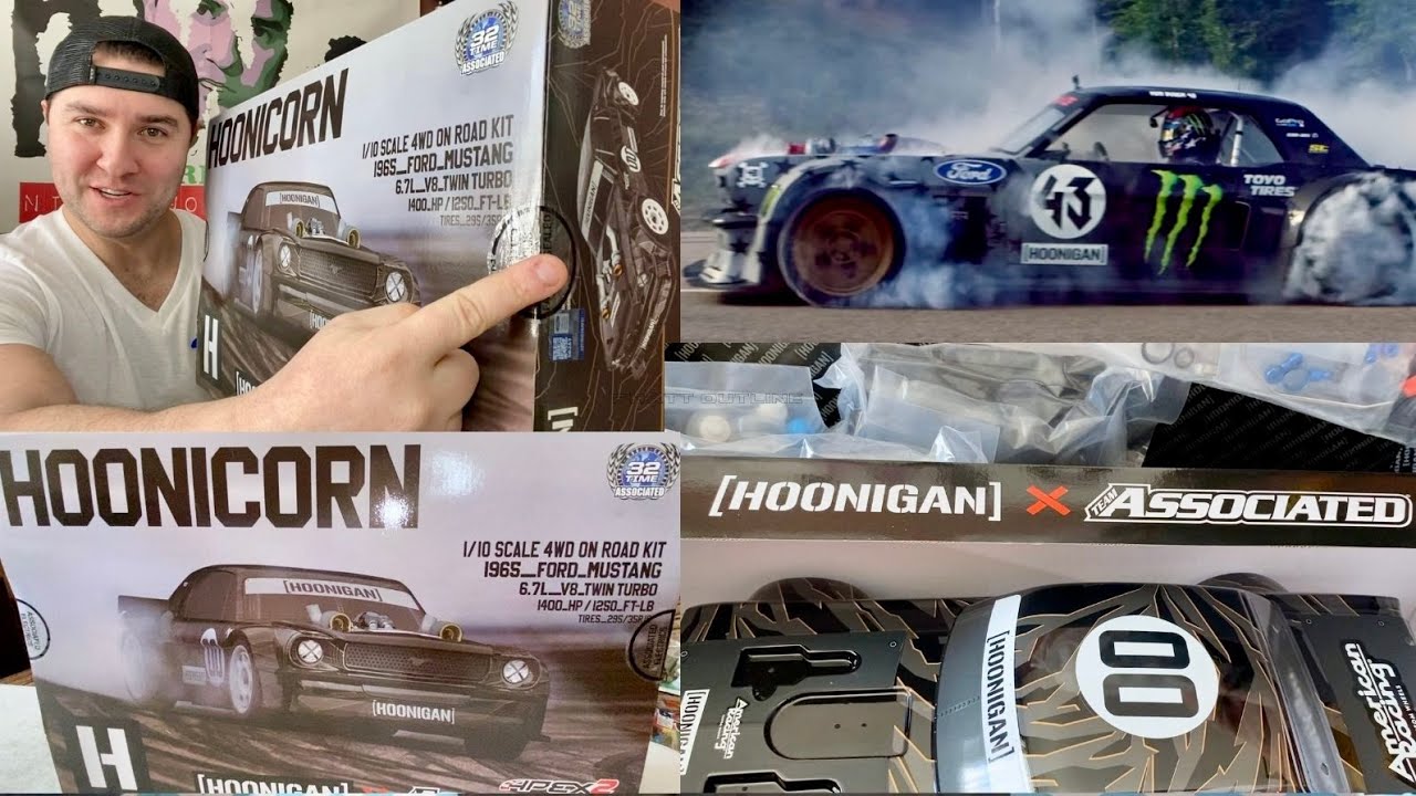 Hoonicorn 1400HP Mustang Builder's Kit by Team Associated Unboxing & Review