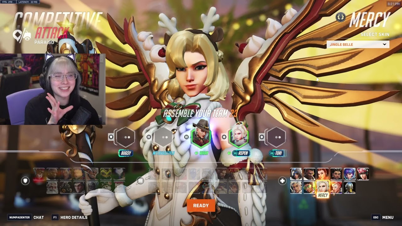 Aspen Mercy GOD - Overwatch 2 Gameplay Season 15 Top 500