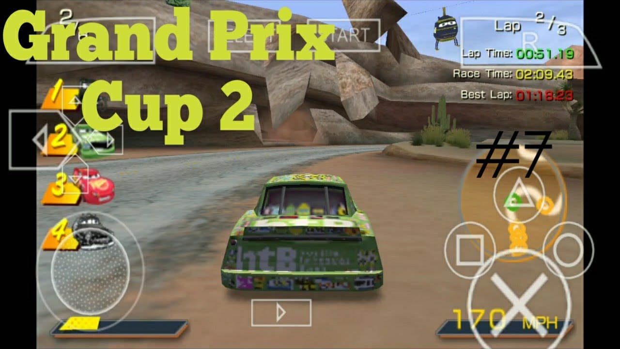 Gameplay Cars PPSSPP Grand Prix Cup 2 use Chick ( Part7 )