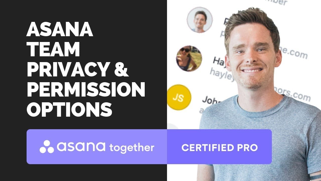 Параметры конфиденциальности и разрешений команды Asana