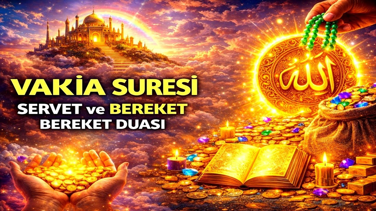 Vakıa Suresi | Rızık, Bereket ve Zenginlik Duası - Bolluk Ayetleri