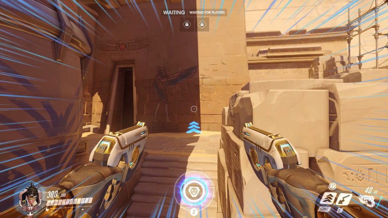 [TRACER] [TEMPLE OF ANUBIS] [B] Attack: Dash Through Wall