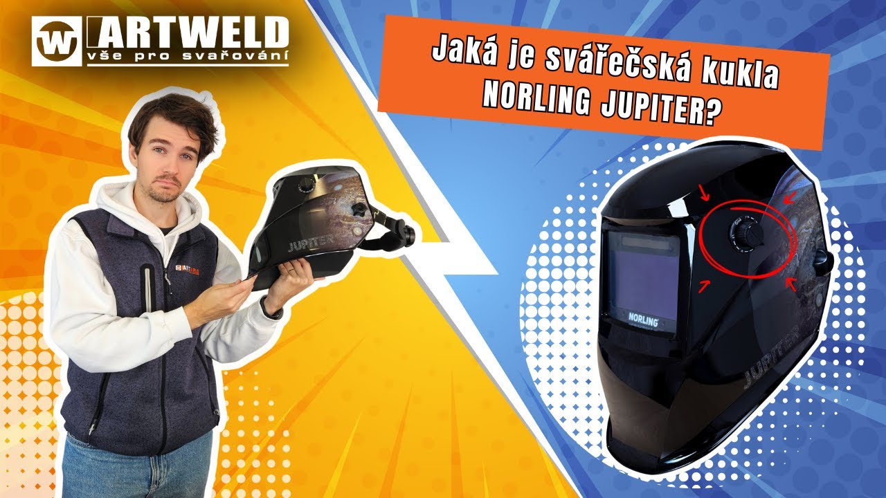 Svářečská kukla NORLING JUPITER 👨‍🏭 - Unboxing a první dojmy