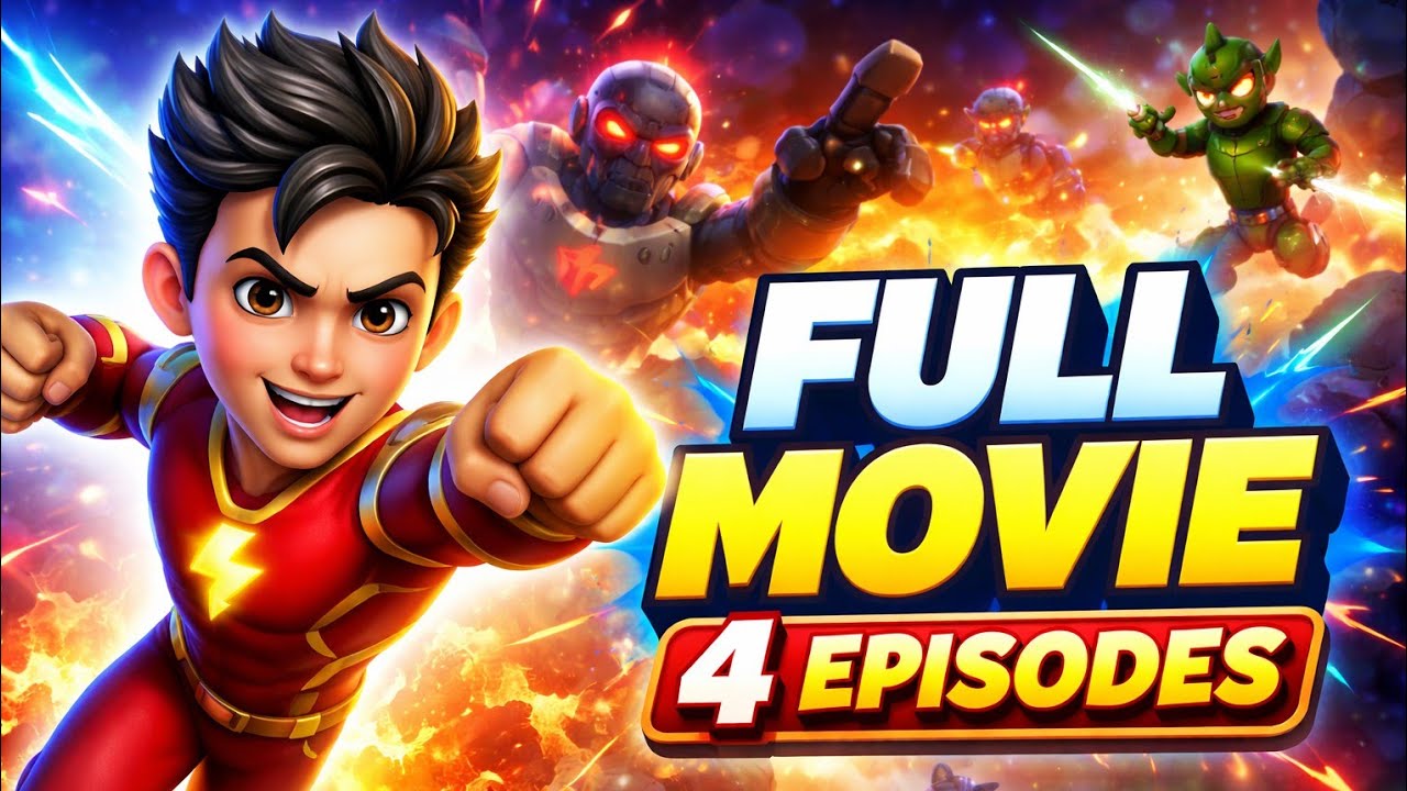 Veer The Superhero ⚡ Full Movie | Episodes 1-4 | Hindi 3D Animation