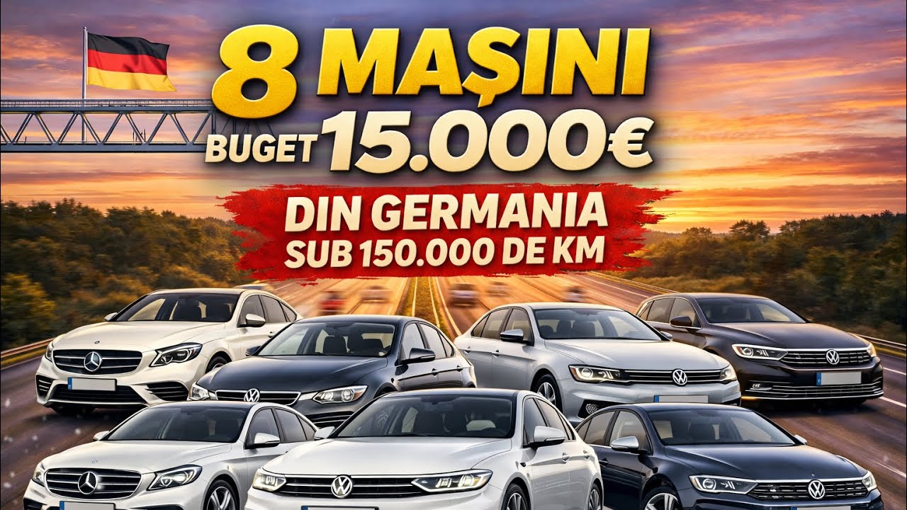 AM GĂSIT POMANĂ ÎN GERMANIA! 🇩🇪 8 Mașini de 15.000 euro  care bat orice Logan!