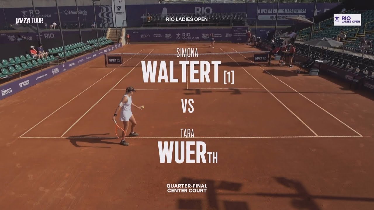 (1) Simona Waltert (SUI) vs Tara Wuerth (CRO) - Game, Set, Match