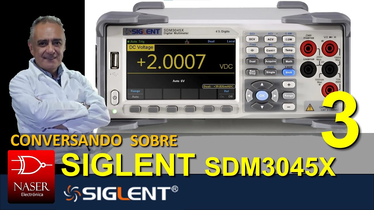 📦 SIGLENT SDM3045x - Cap 3 - Características Generales.