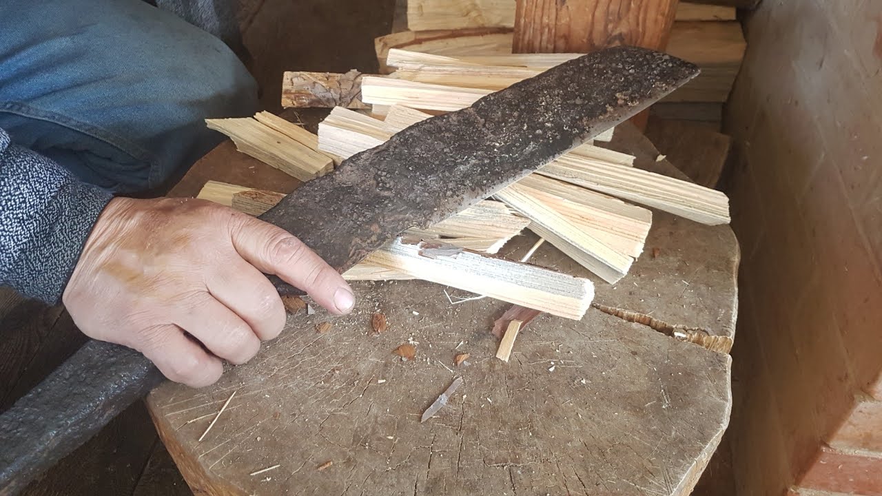 Обзор Находок кованая СЕКИРА (часть плуга для резки дерна)