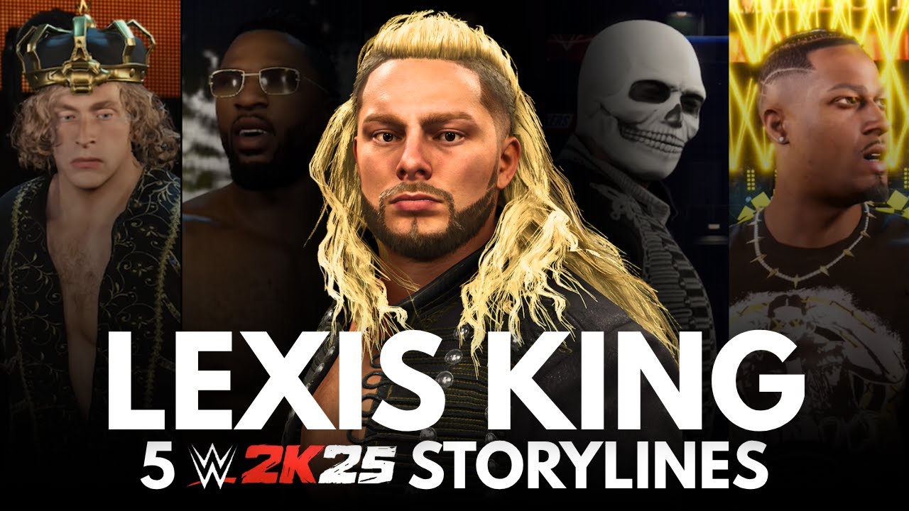 Я создал 5 сюжетных линий для Лексис Кинг в WWE 2K25!