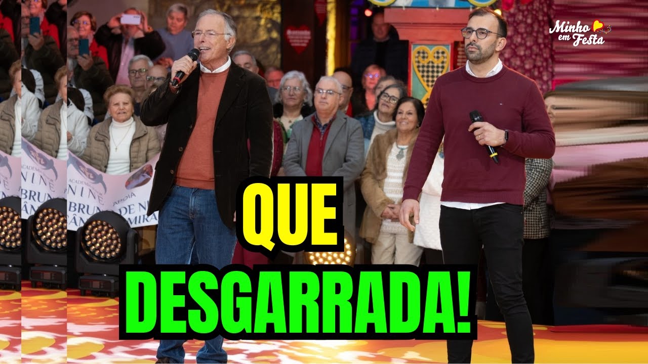 🎤✨ QUE DESGARRADA! Bruno de Nine & Cândido Miranda!