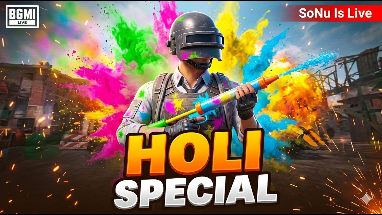 HAPPY HOLI GUYS | FULL RUSH🔥GAMEPLAY