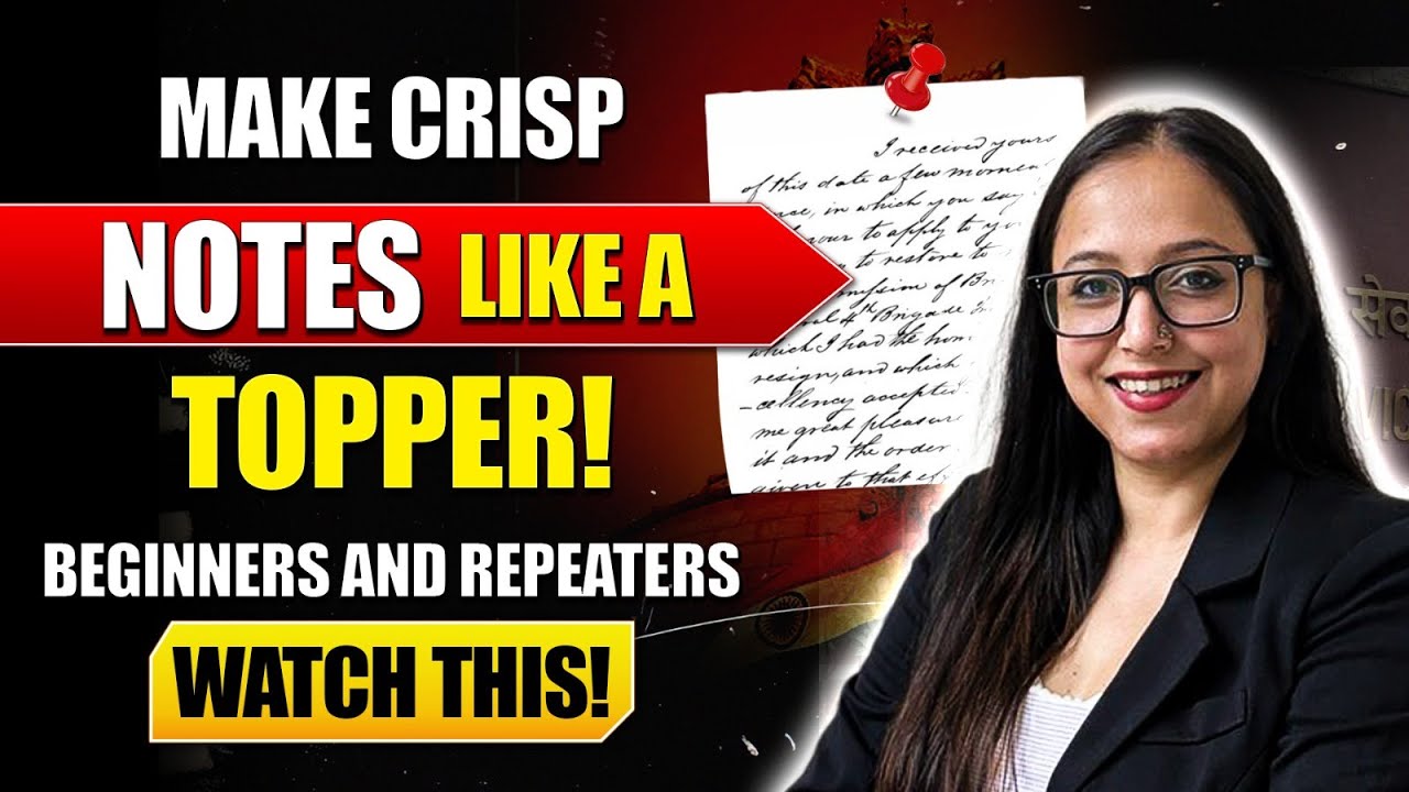 How to Make Sociology Notes like a Topper? For any Objective Type Exam | Beginners and Repeaters