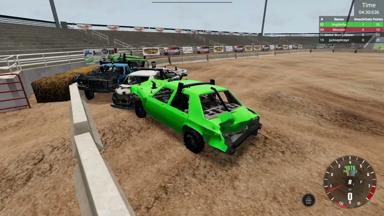 BeamNG drive derby 80s stock cars and limited weld wagon