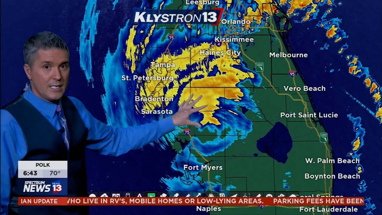 Hurricane Ian, Spectrum News 13, September 28, 2022 (2: 45 PM - 7:00 PM EDT)