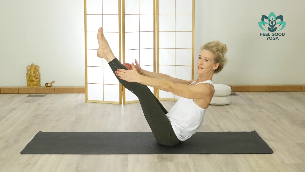 1 minute de yoga par jour : le bateau (navasana)