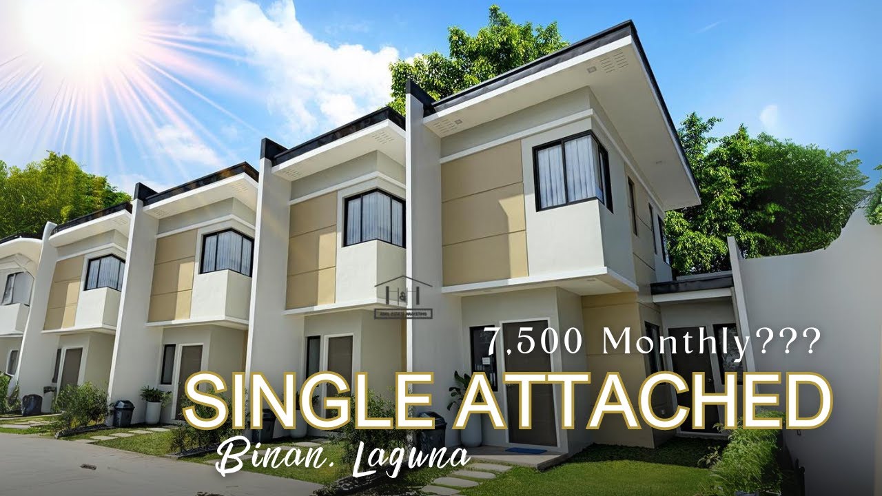 Affordable Single Attached House and Lot for Sale in Binan, Laguna - The Granary