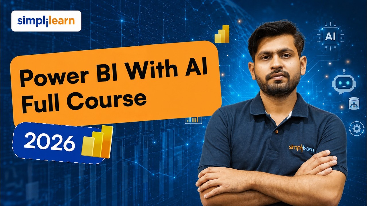 Power BI With AI Full Course 2026 | Power BI With AI Tutorial | Power BI With AI Tools | Simplilearn