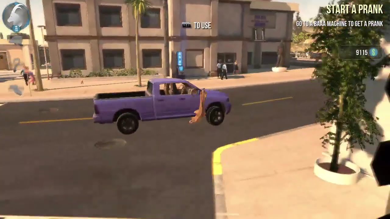 Playing Goat Simulator with mods for no reason