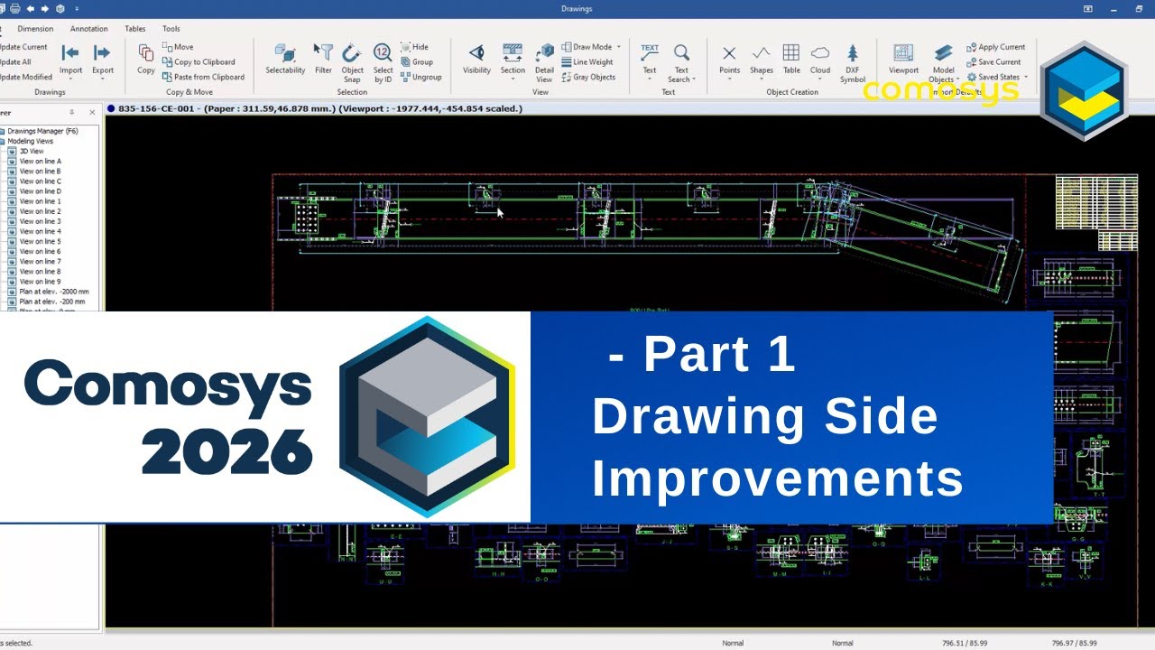 COMOSYS 2026 - Part 1 Drawing Side Improvements